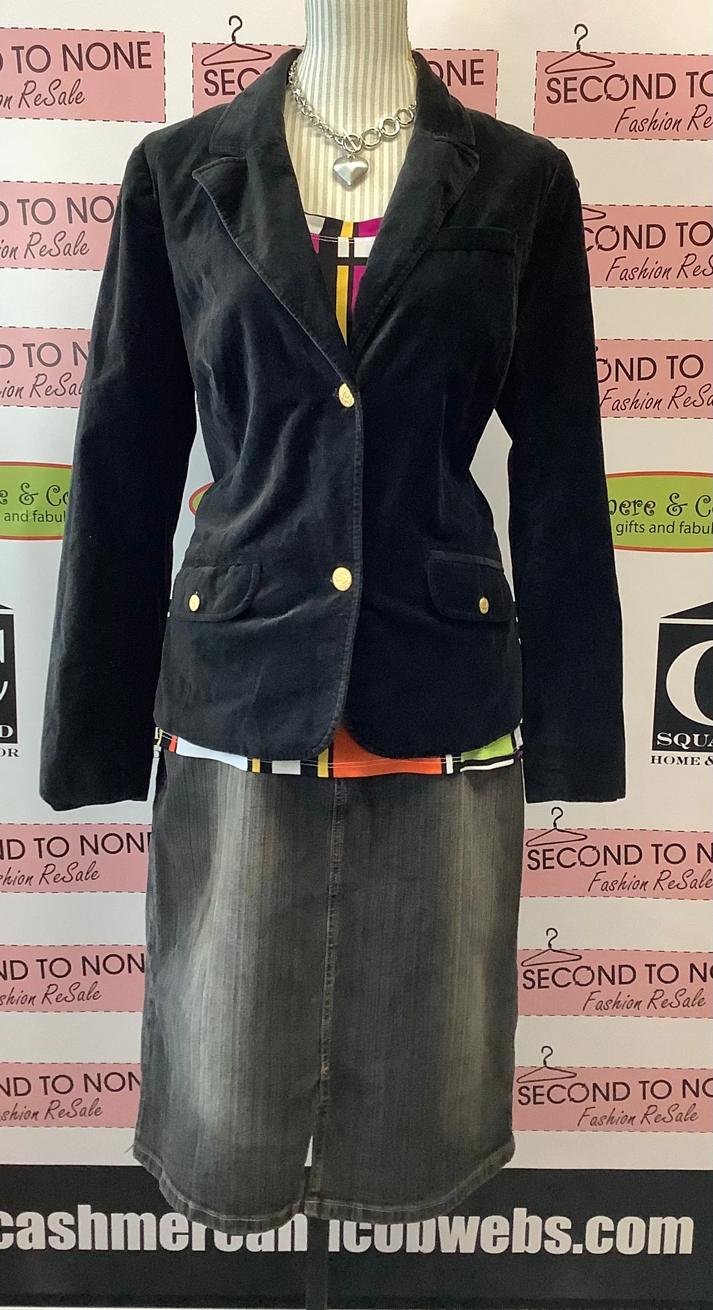 Old Navy Velour Look Blazer (Size XL)