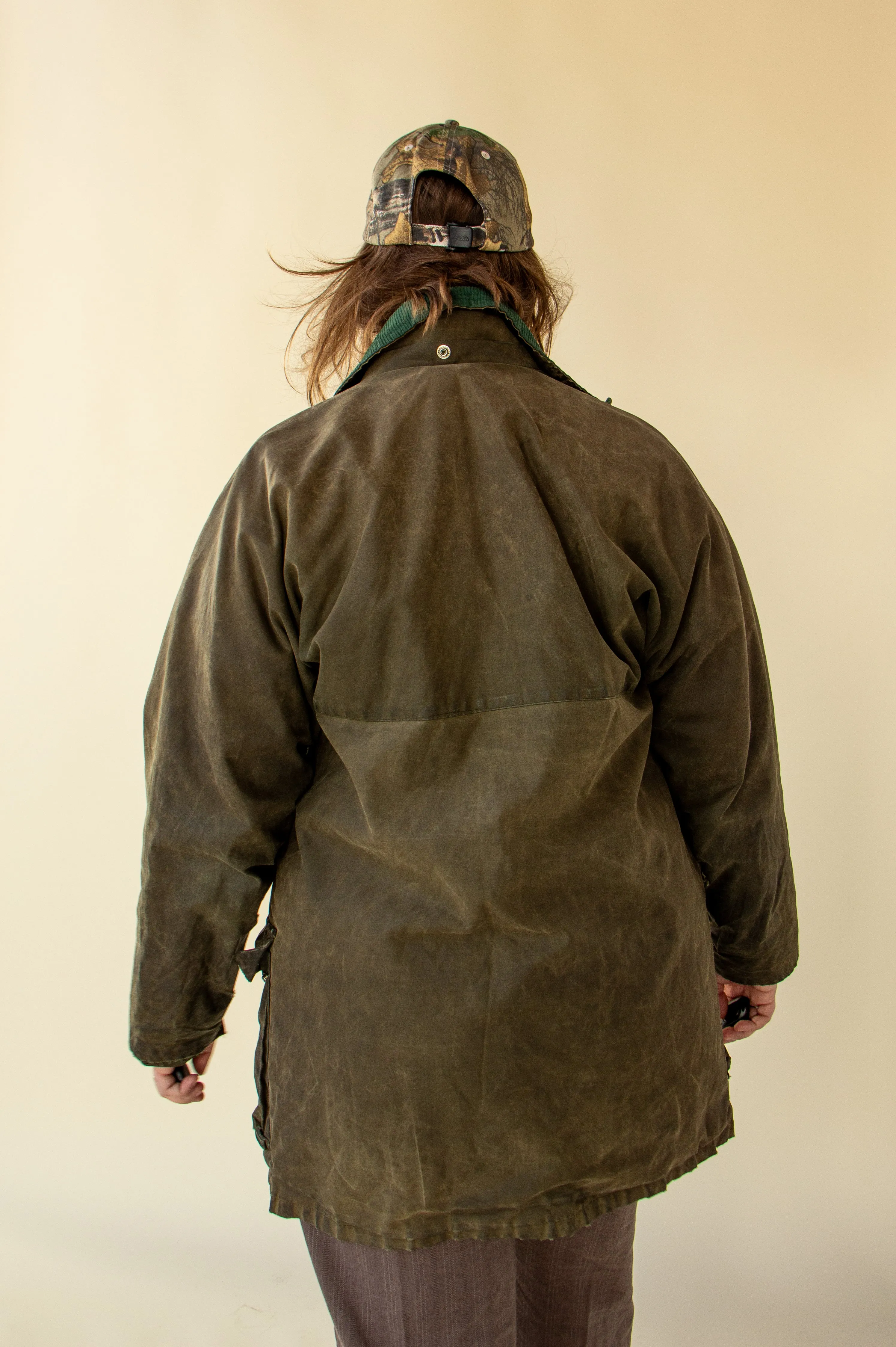 Olive/Brown Barn Jacket - Vintage