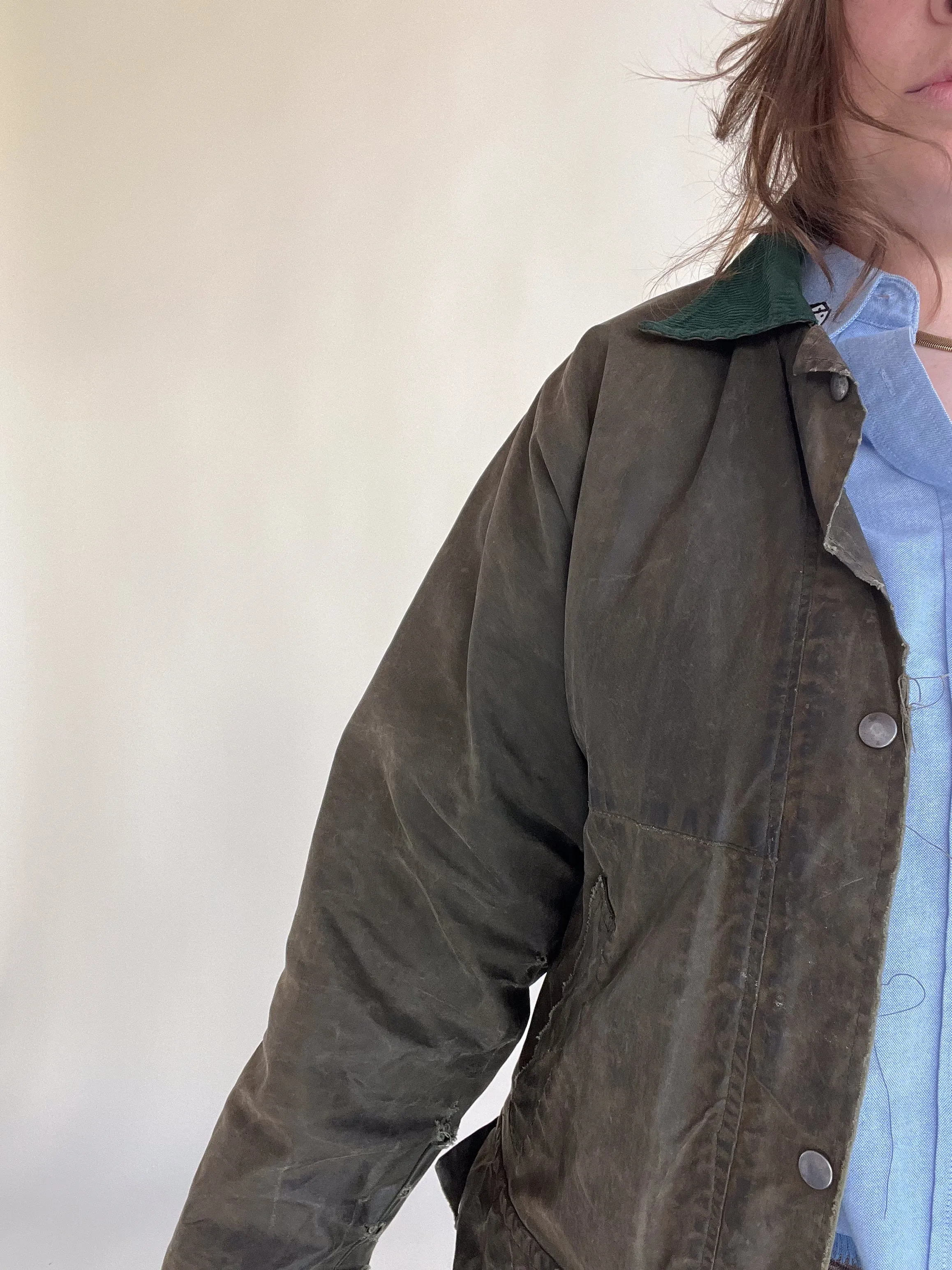 Olive/Brown Barn Jacket - Vintage