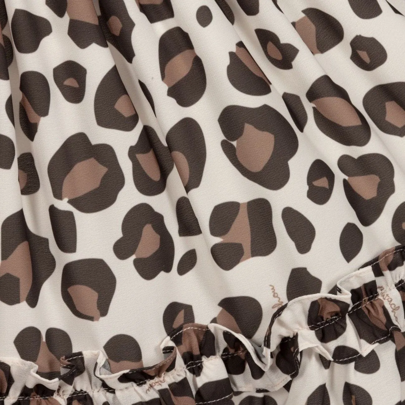 Patachou Girls Leopard Woven Dress