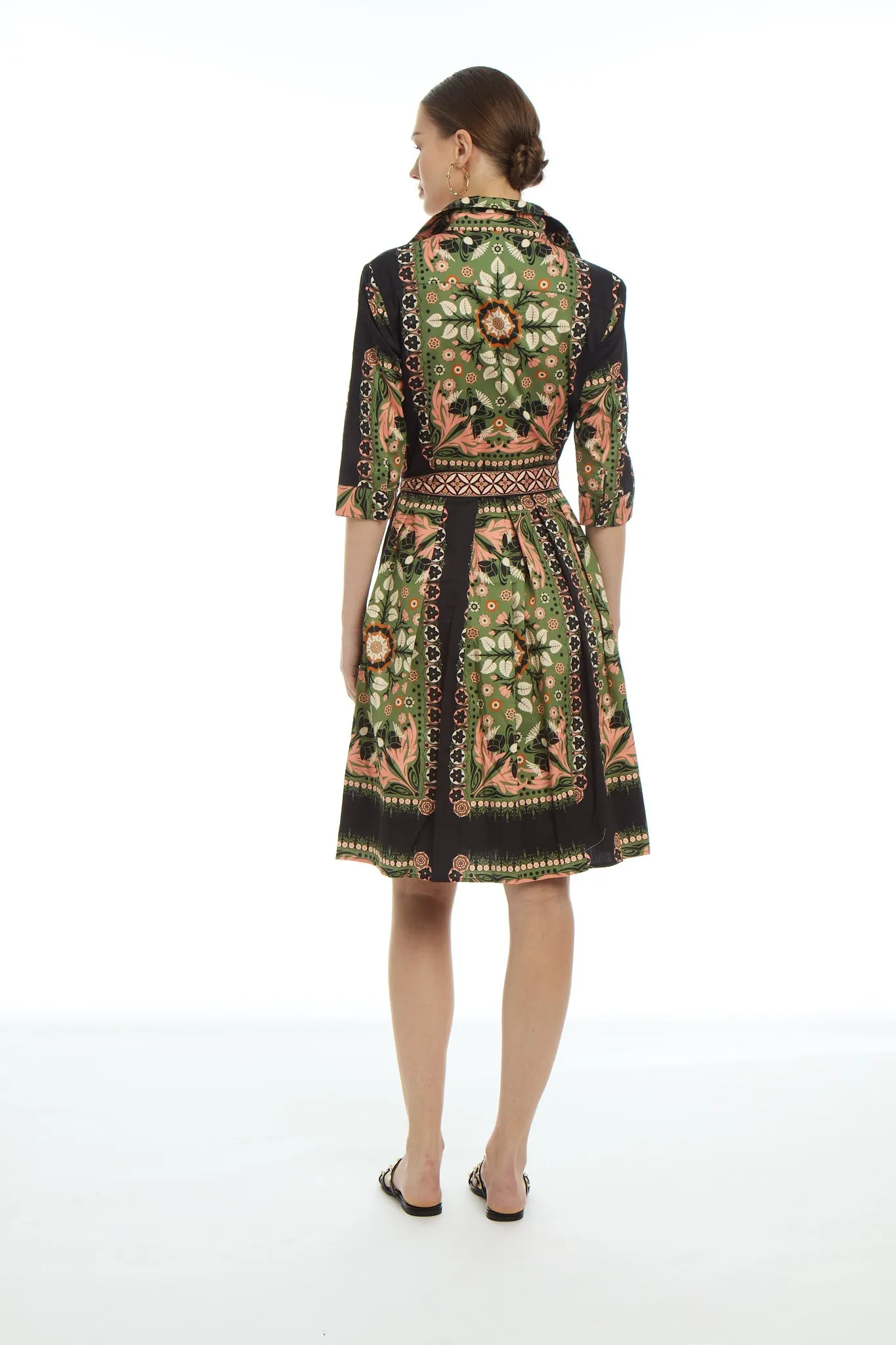 Patty Kim Kelly Dress - Etro Sage