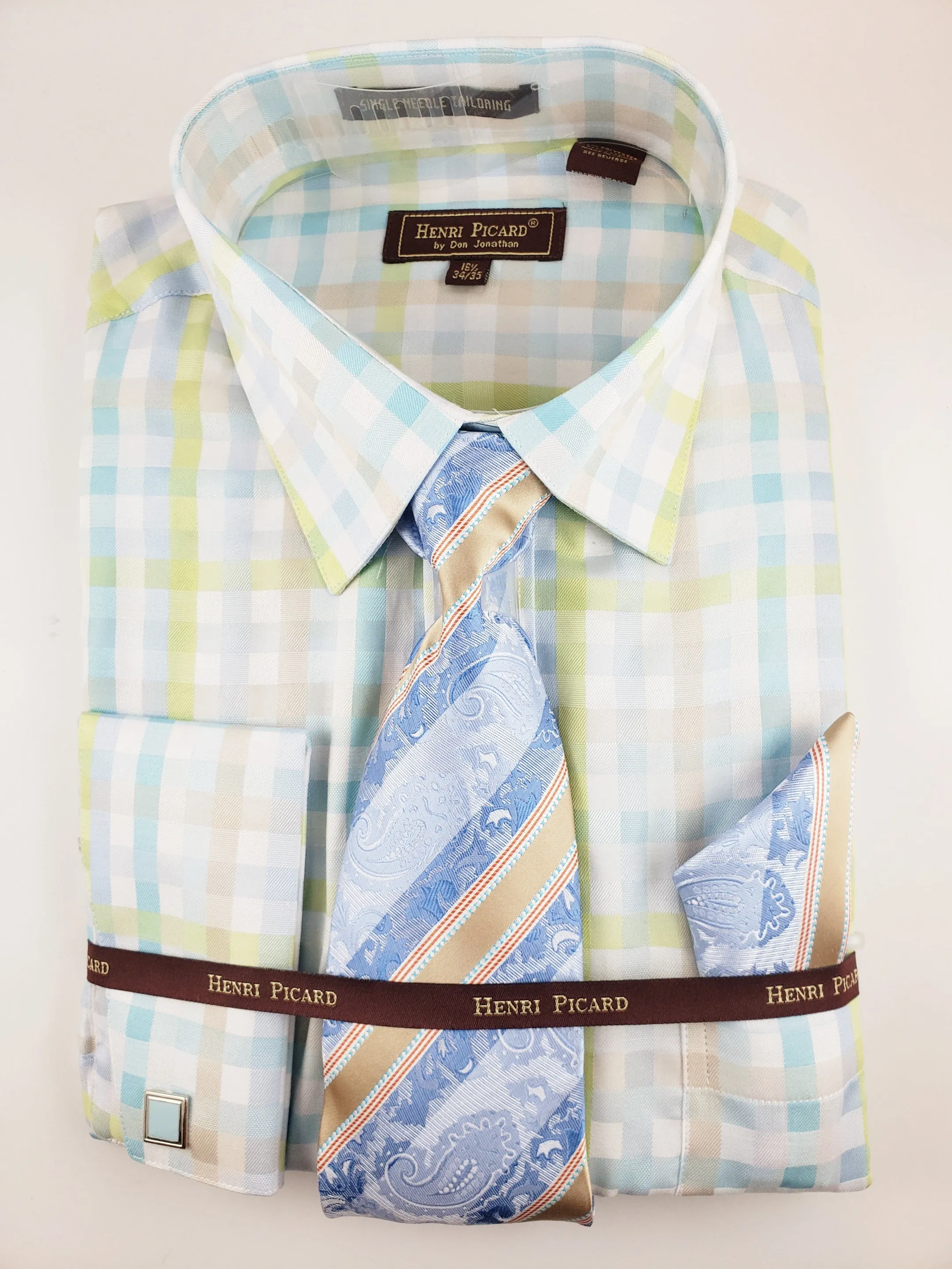 Plaid Henri picard Dress shirt