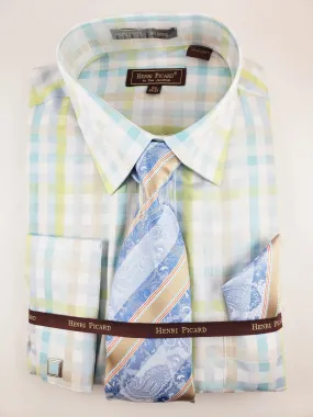 Plaid Henri picard Dress shirt