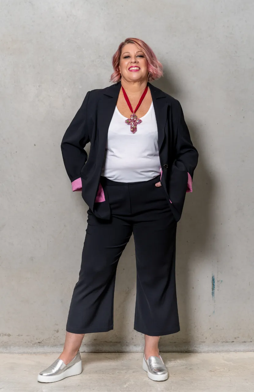 'POWER' Blazer - Black
