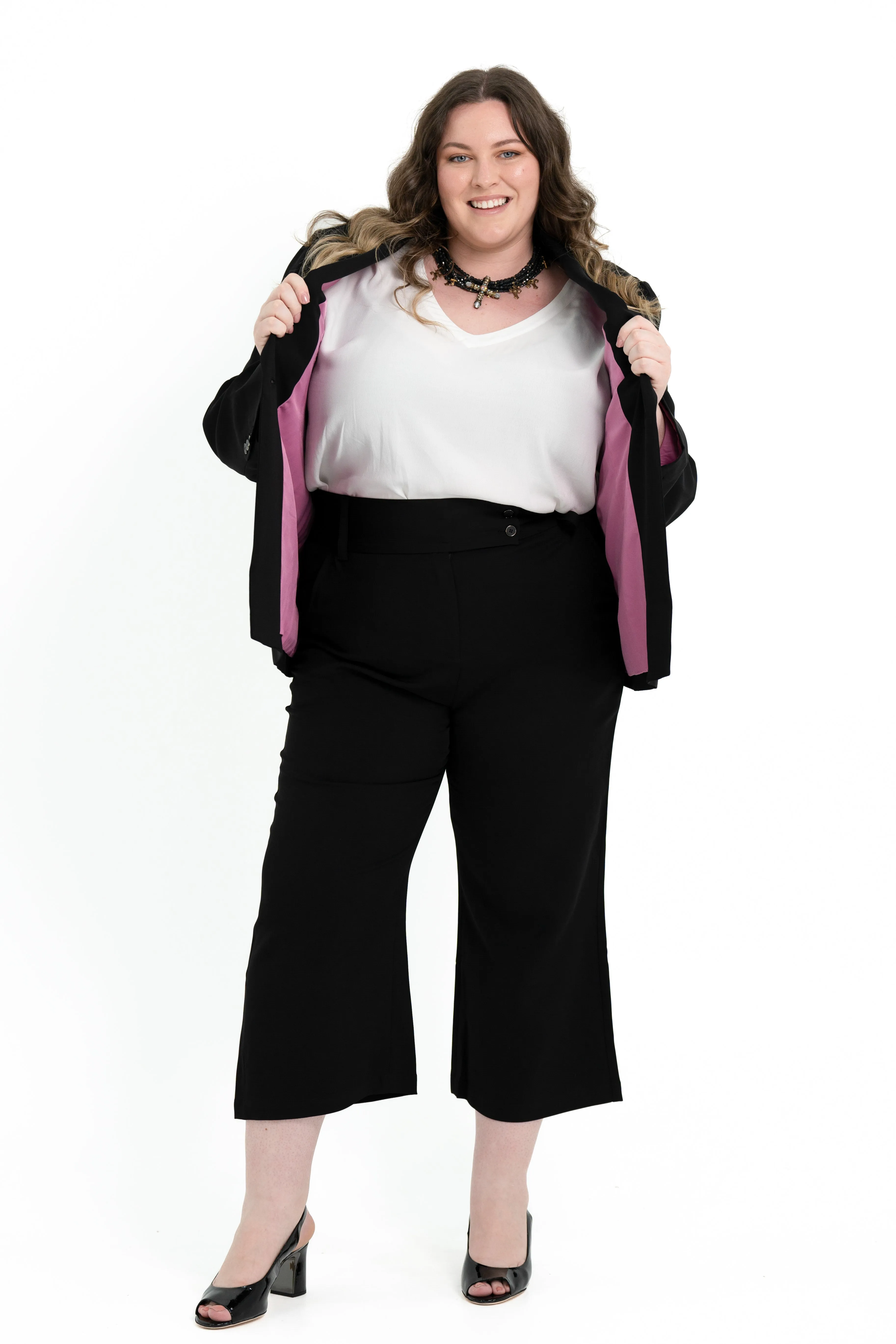 'POWER' Blazer - Black