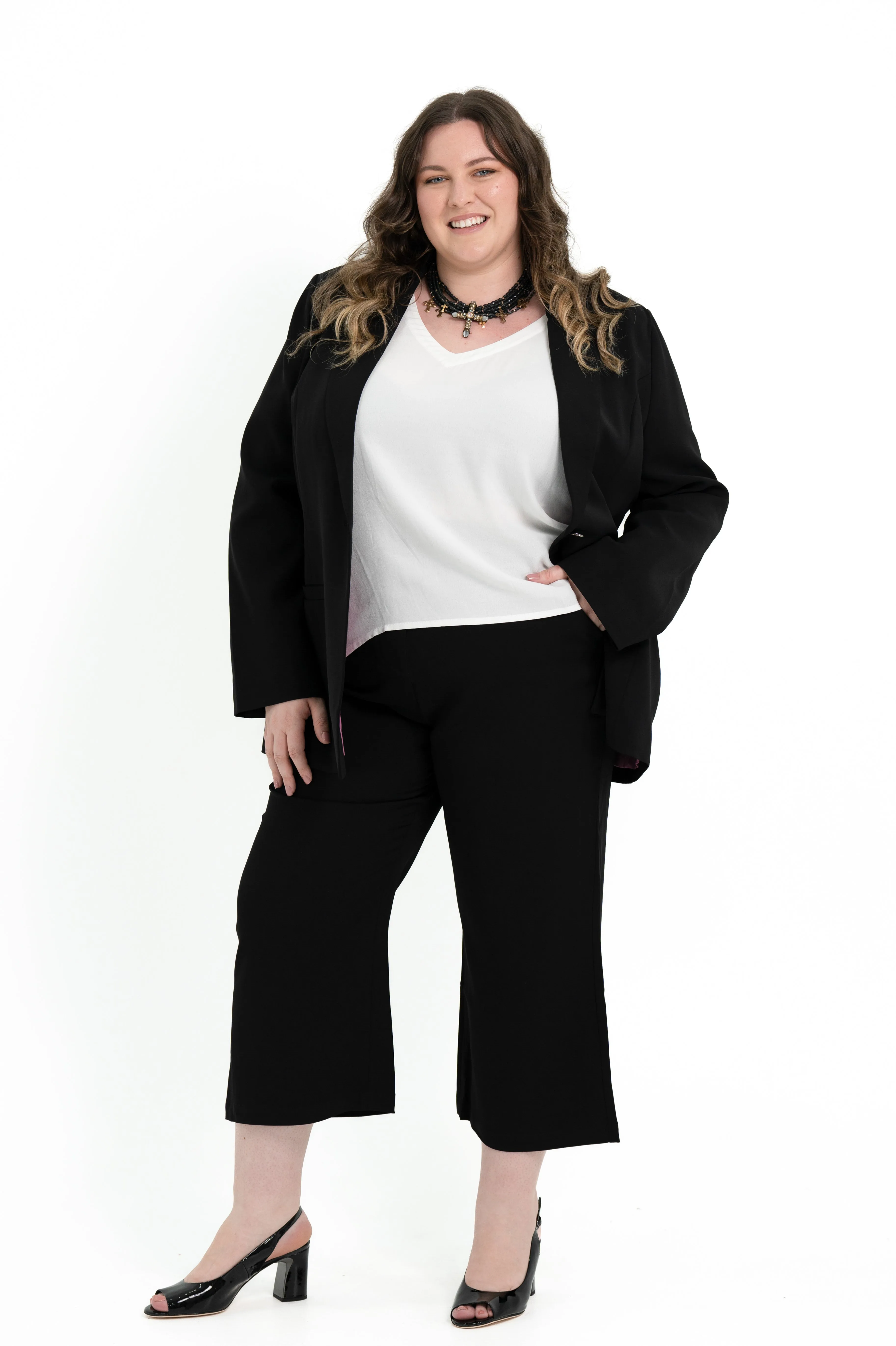 'POWER' Blazer - Black