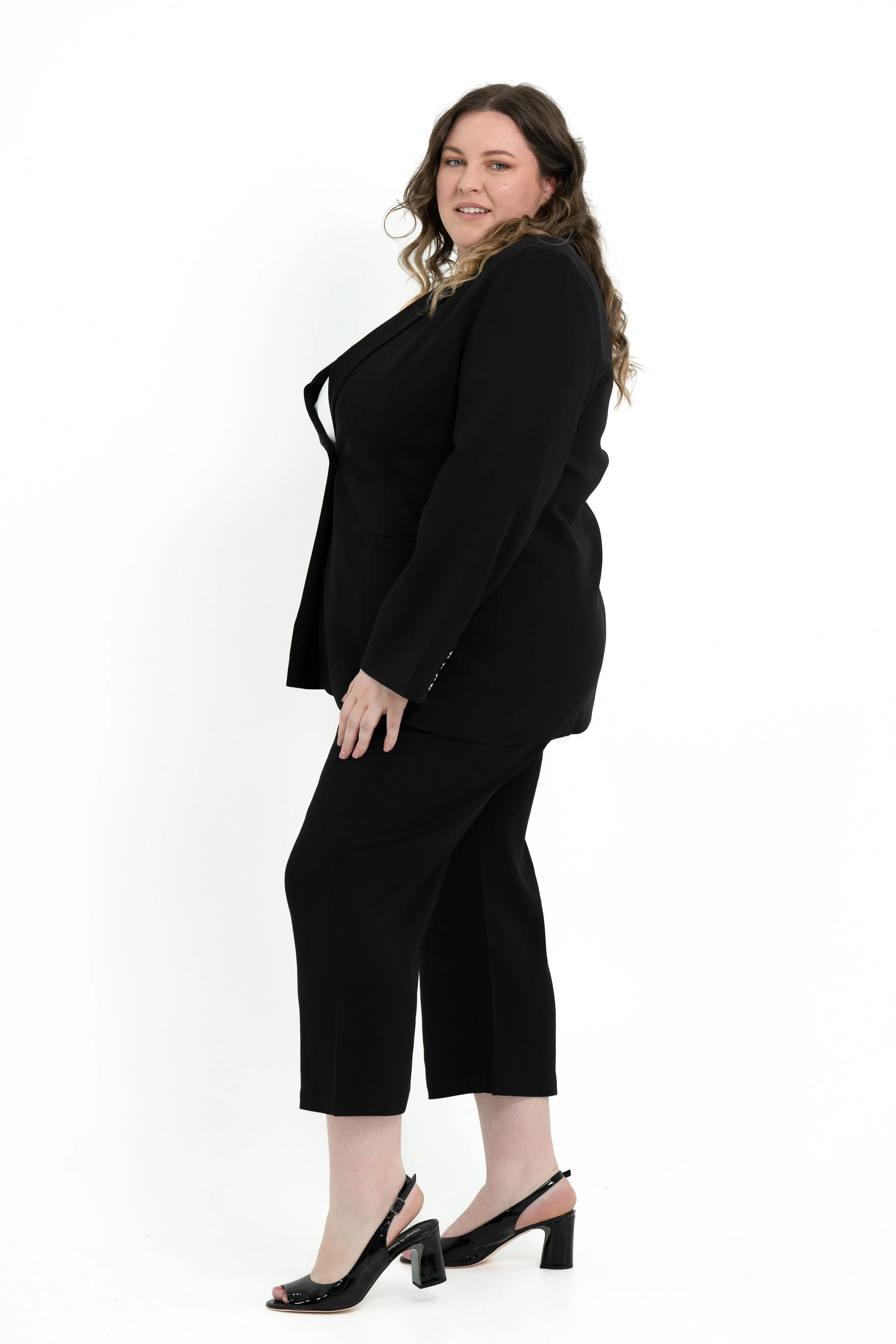 'POWER' Blazer - Black