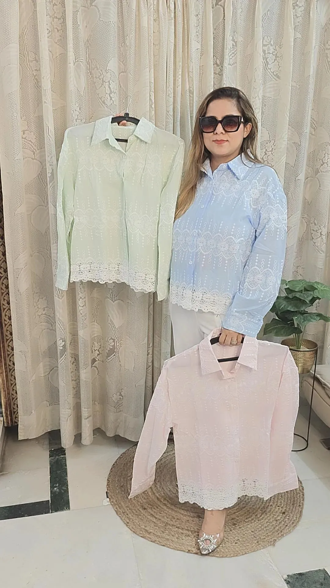 Premium cotton embroidery shirts