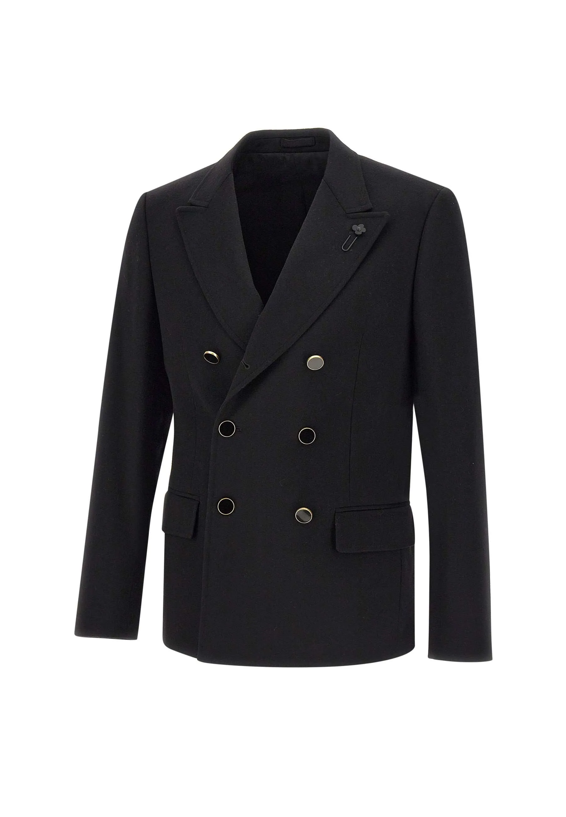 Pure Loro Piana Wool Blazer in Black