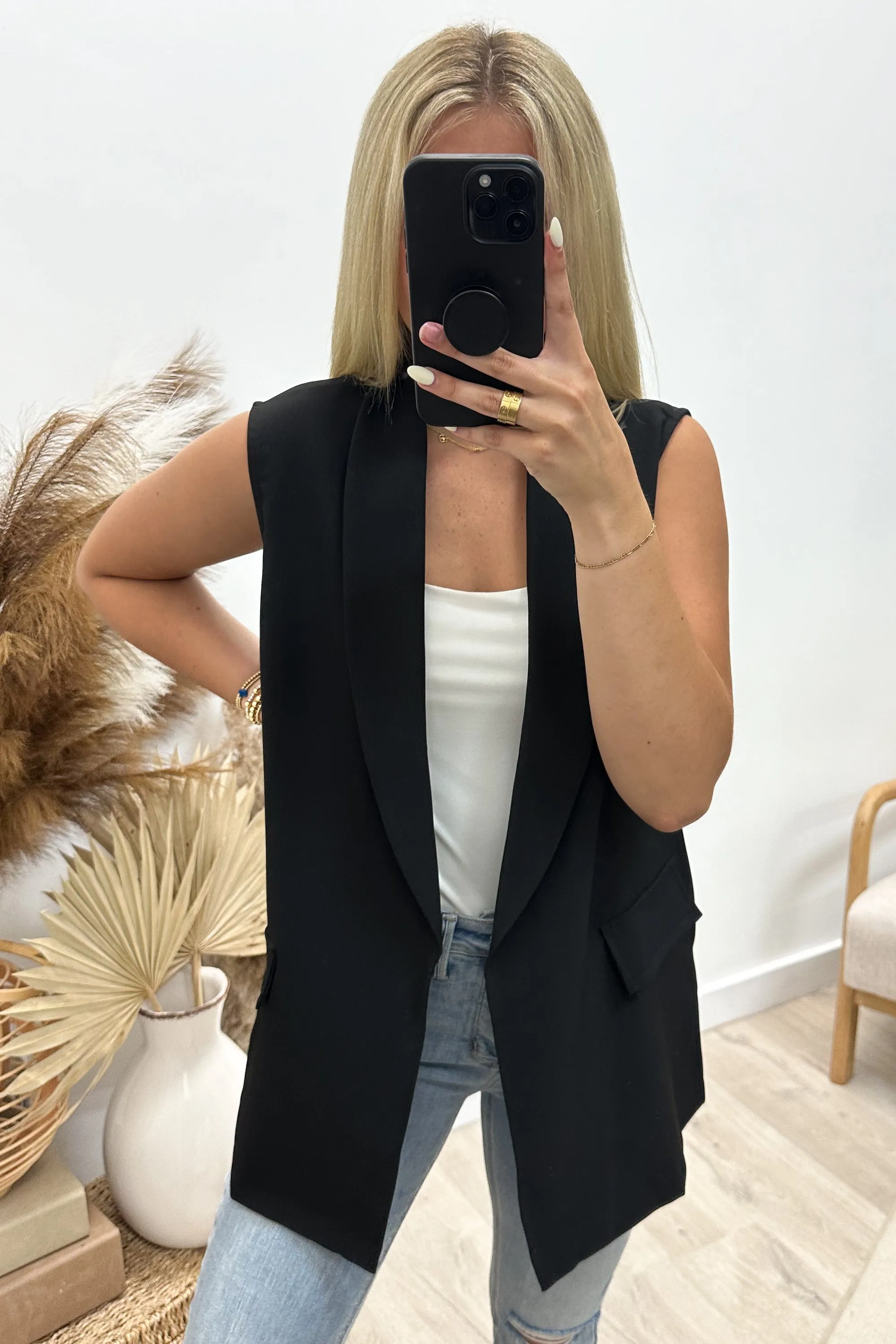 "Making Moves" Blazer (Black)