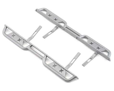 RC4WD CChand Axial SCX10 II 1969 Blazer Rough Stuff Metal Side Sliders (Silver)