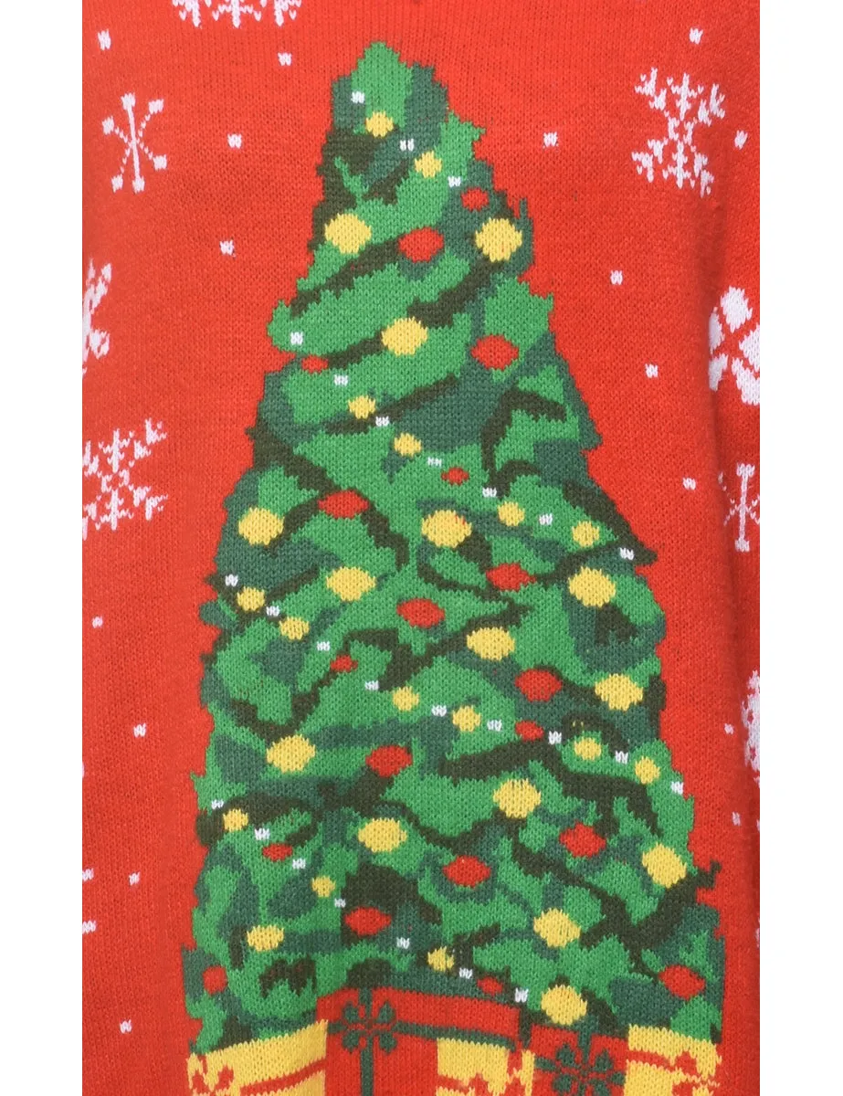Red Christmas Jumper - XL
