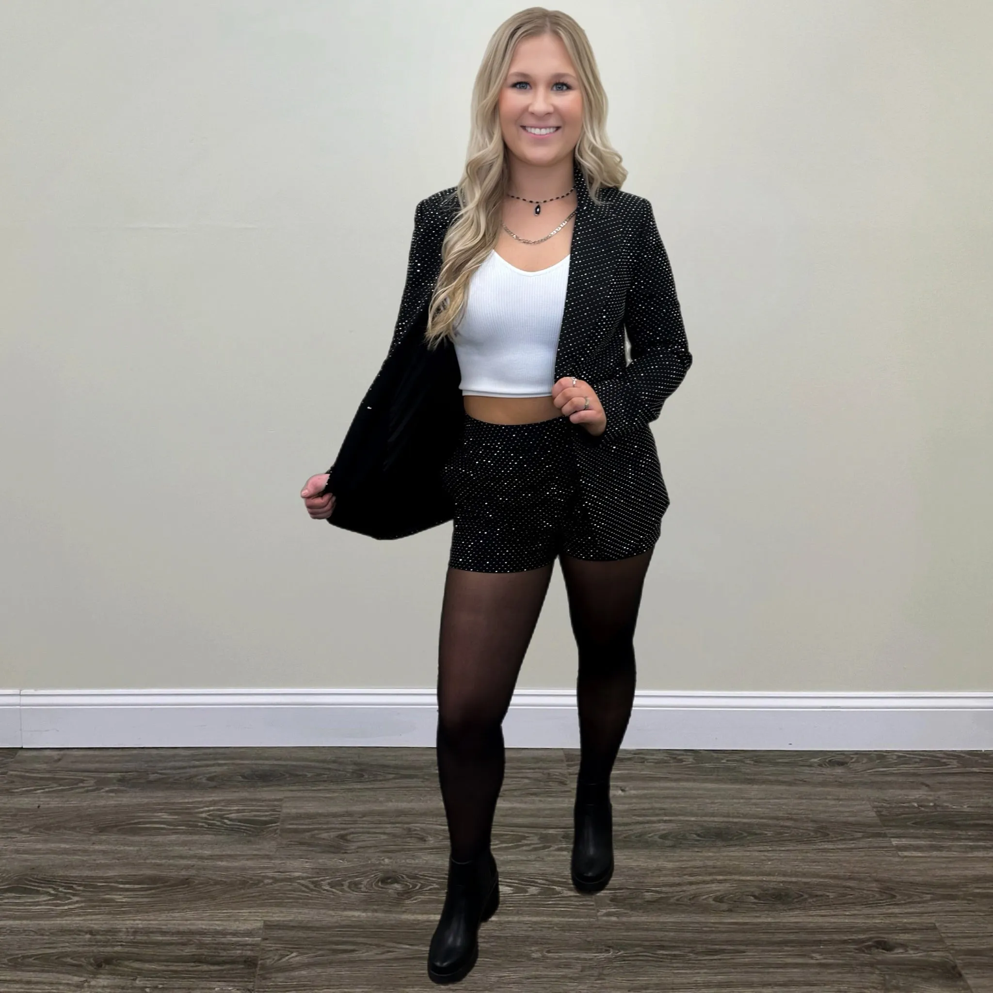 Rhinestone Blazer
