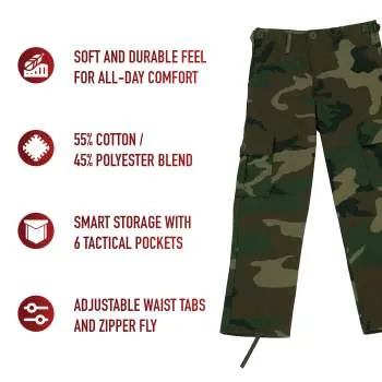 Rothco Kids Cargo Pants / Woodland Camo