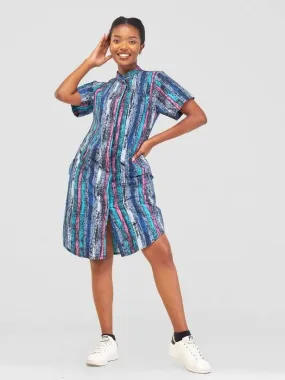 Rudo African Dress - Multicolored