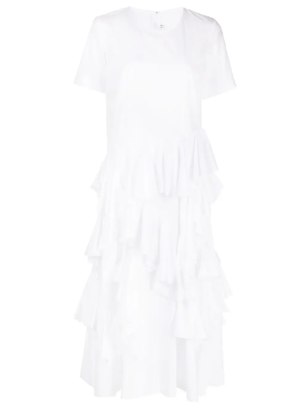 Ruffle Layered T-Shirt Dress