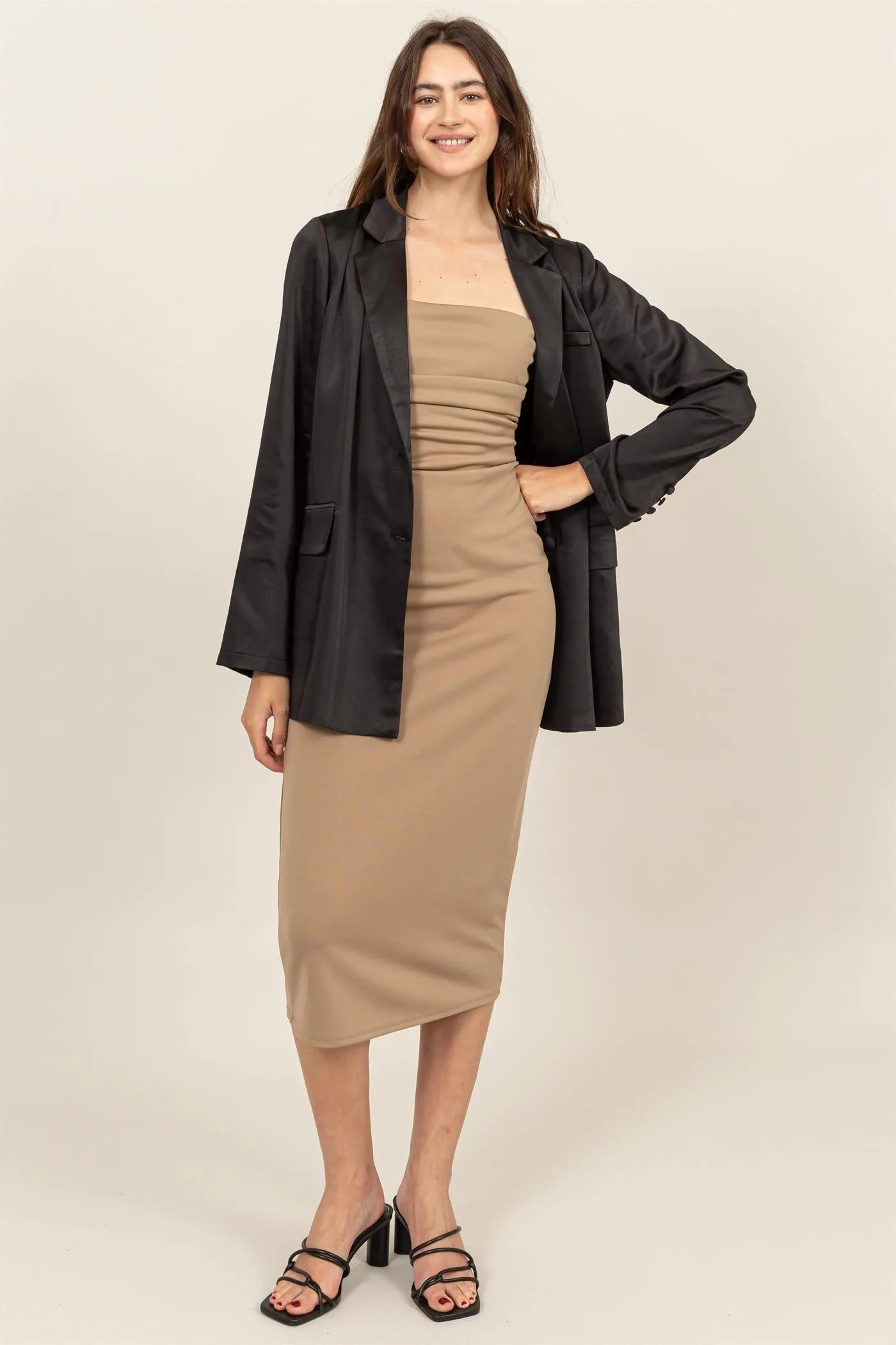 SATIN BLAZER