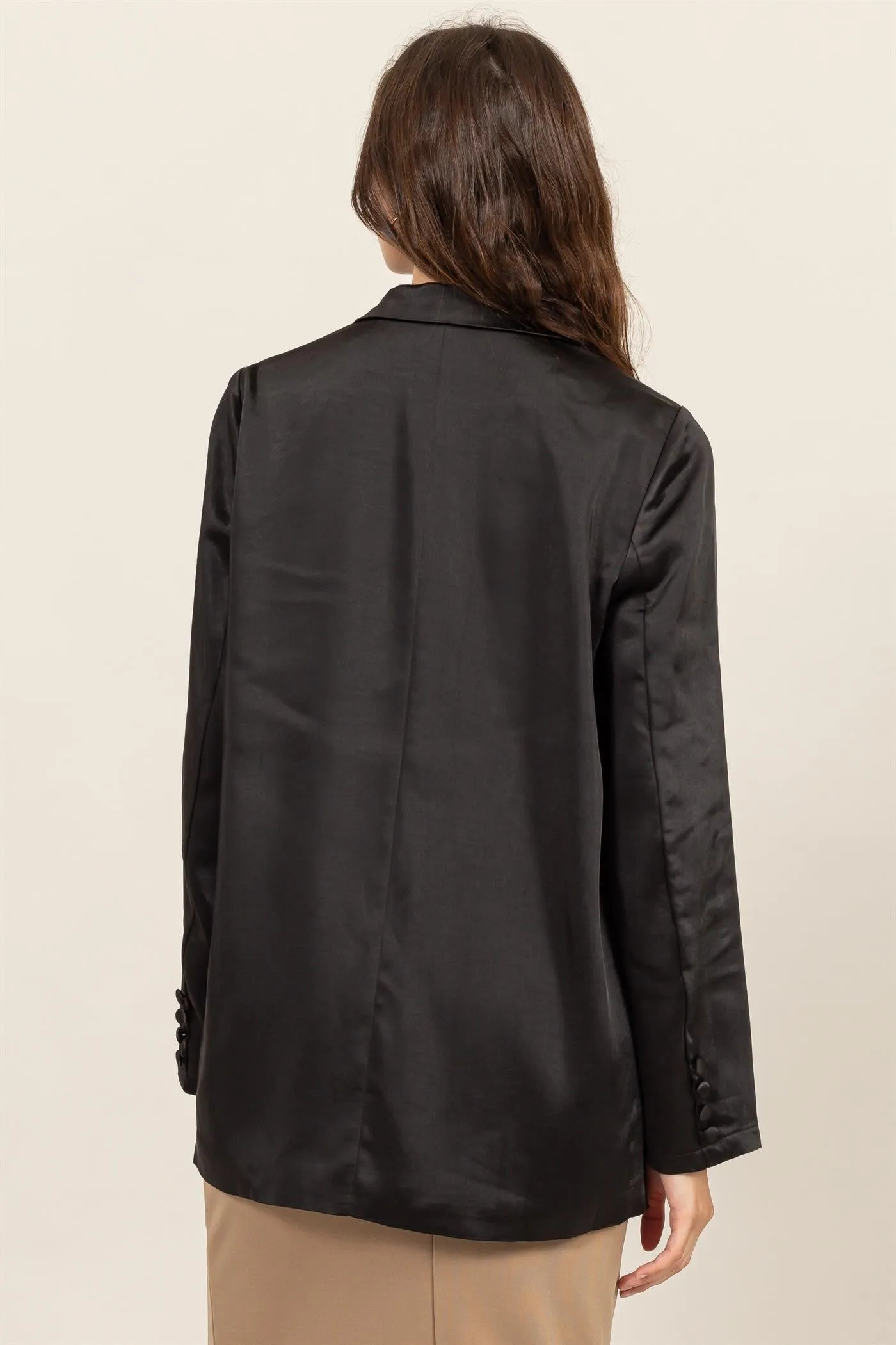SATIN BLAZER