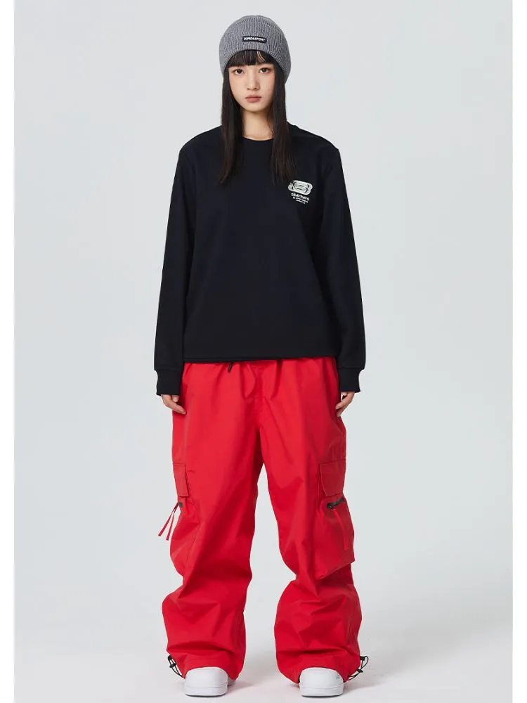 Searipe Zip Pocket Baggy Cargo Snowboard Pants - Women's