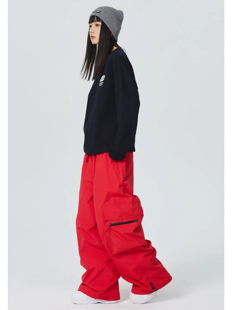 Searipe Zip Pocket Baggy Cargo Snowboard Pants - Women's