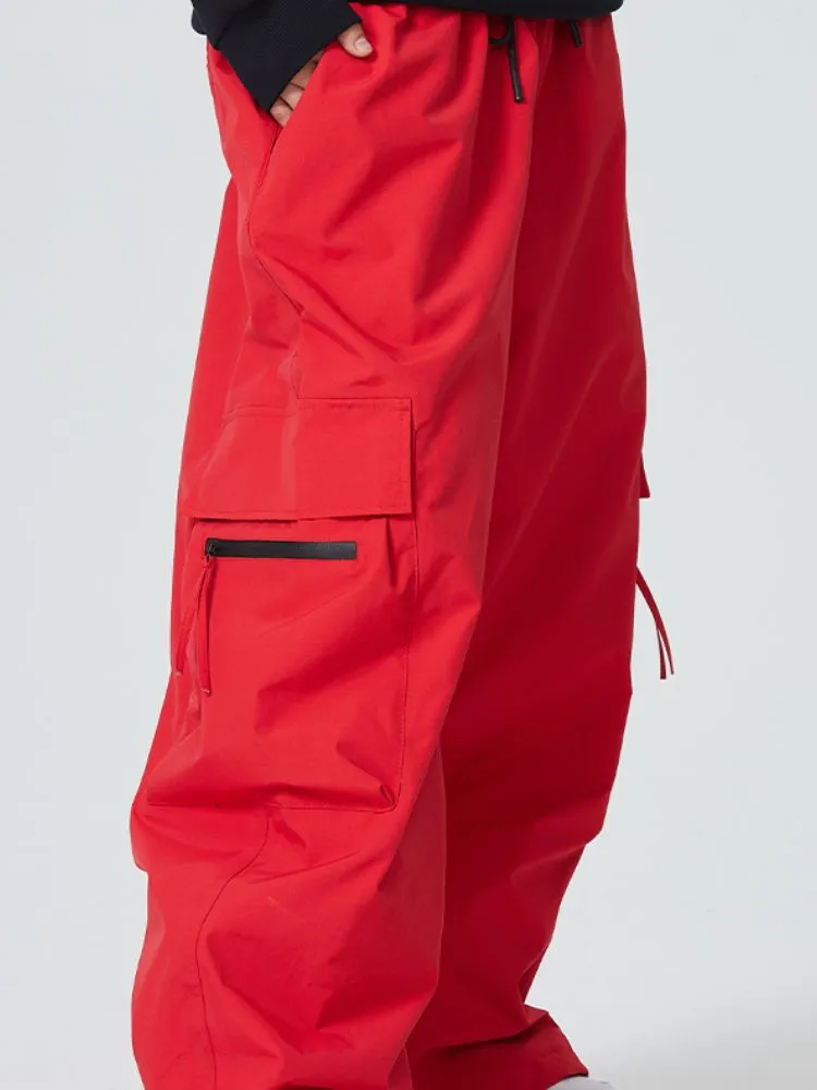 Searipe Zip Pocket Baggy Cargo Snowboard Pants - Women's