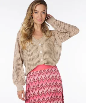 SHIMMER KNIT CARDIGAN