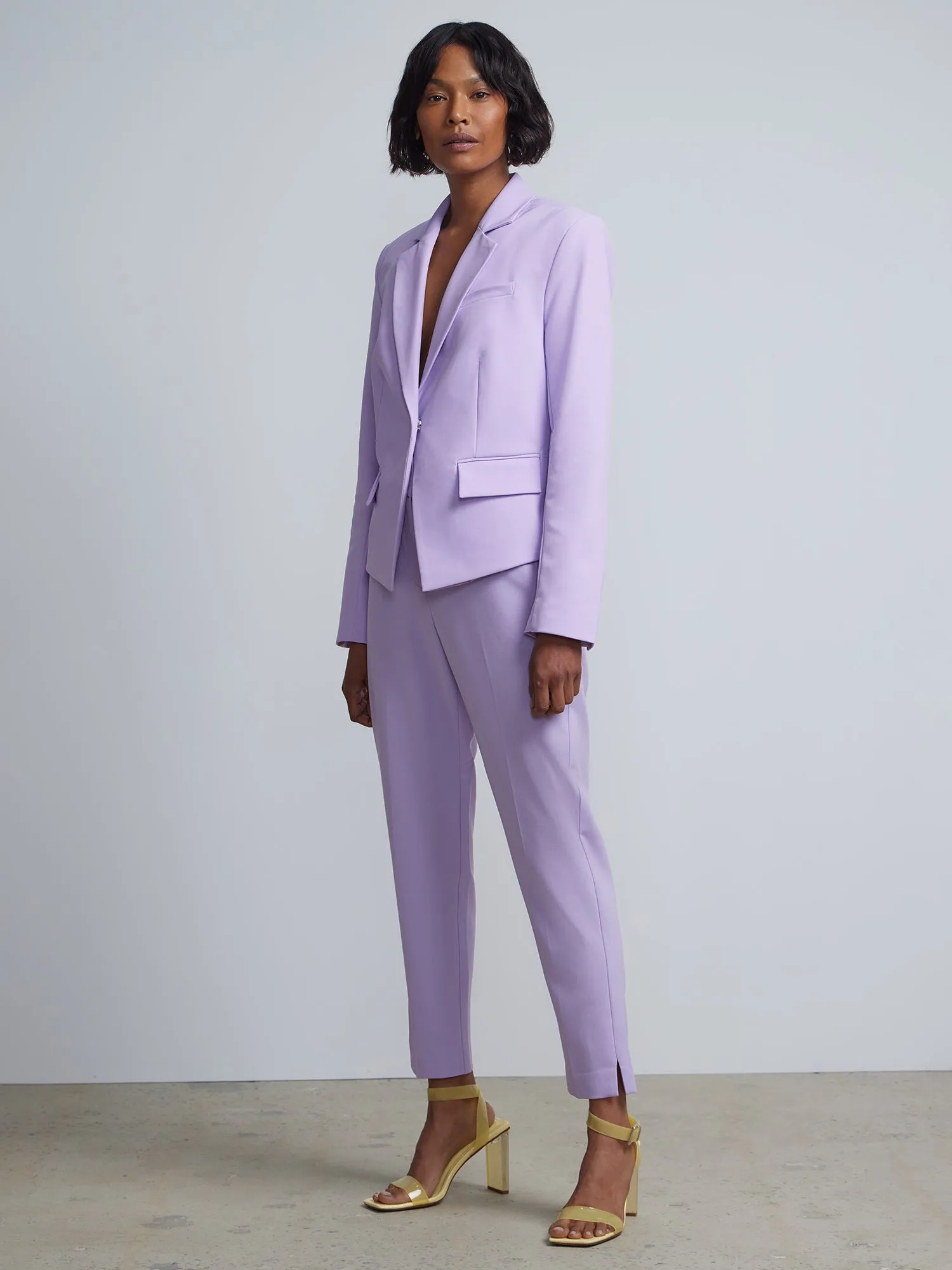 Short-Length Single-Button Blazer - Fit To Flatter