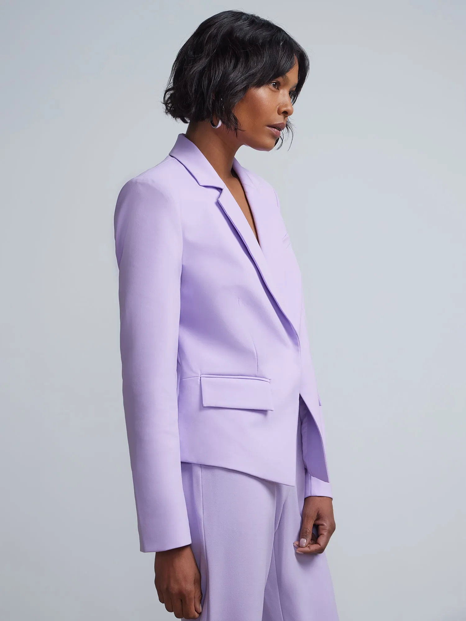 Short-Length Single-Button Blazer - Fit To Flatter