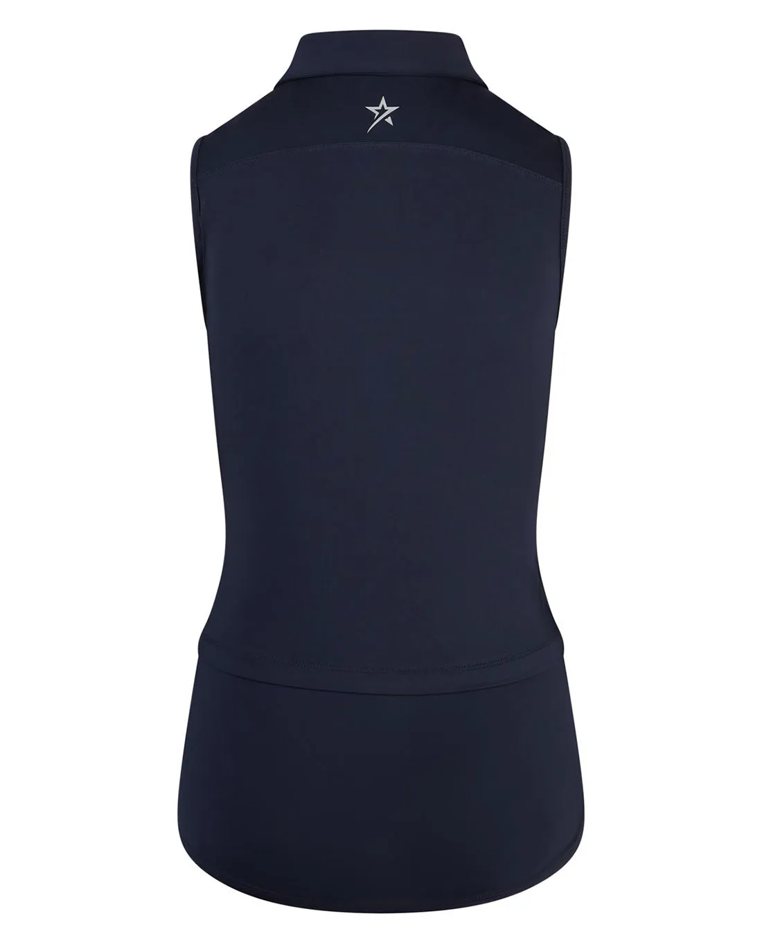 SIZE XS - SWING OUT SISTER Amelie Sleeveless Polo Navy Blazer