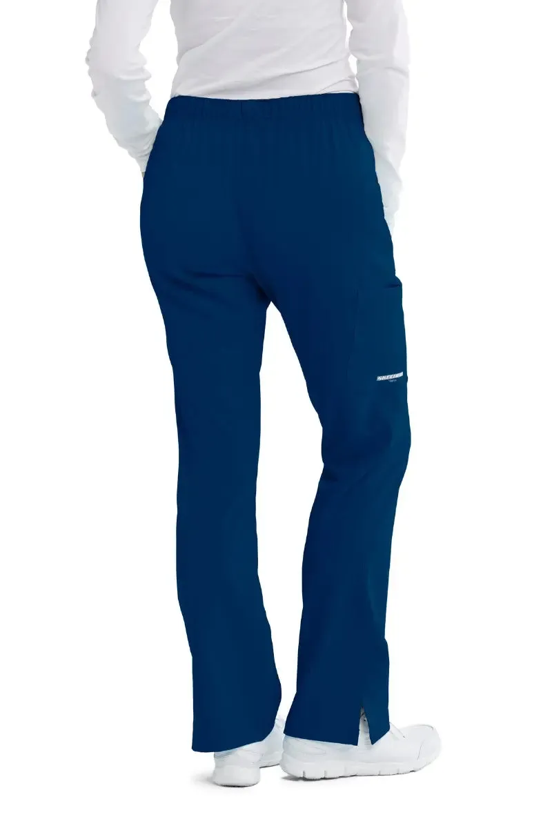 Skechers Women's Reliance Cargo Scrub Pants | Navy