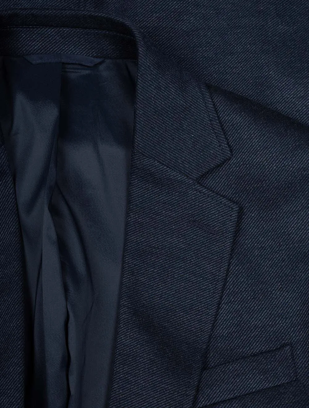 Slim Two Toned Twill jersery Blazer Evening Blue