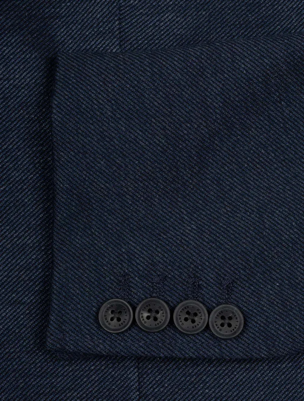 Slim Two Toned Twill jersery Blazer Evening Blue