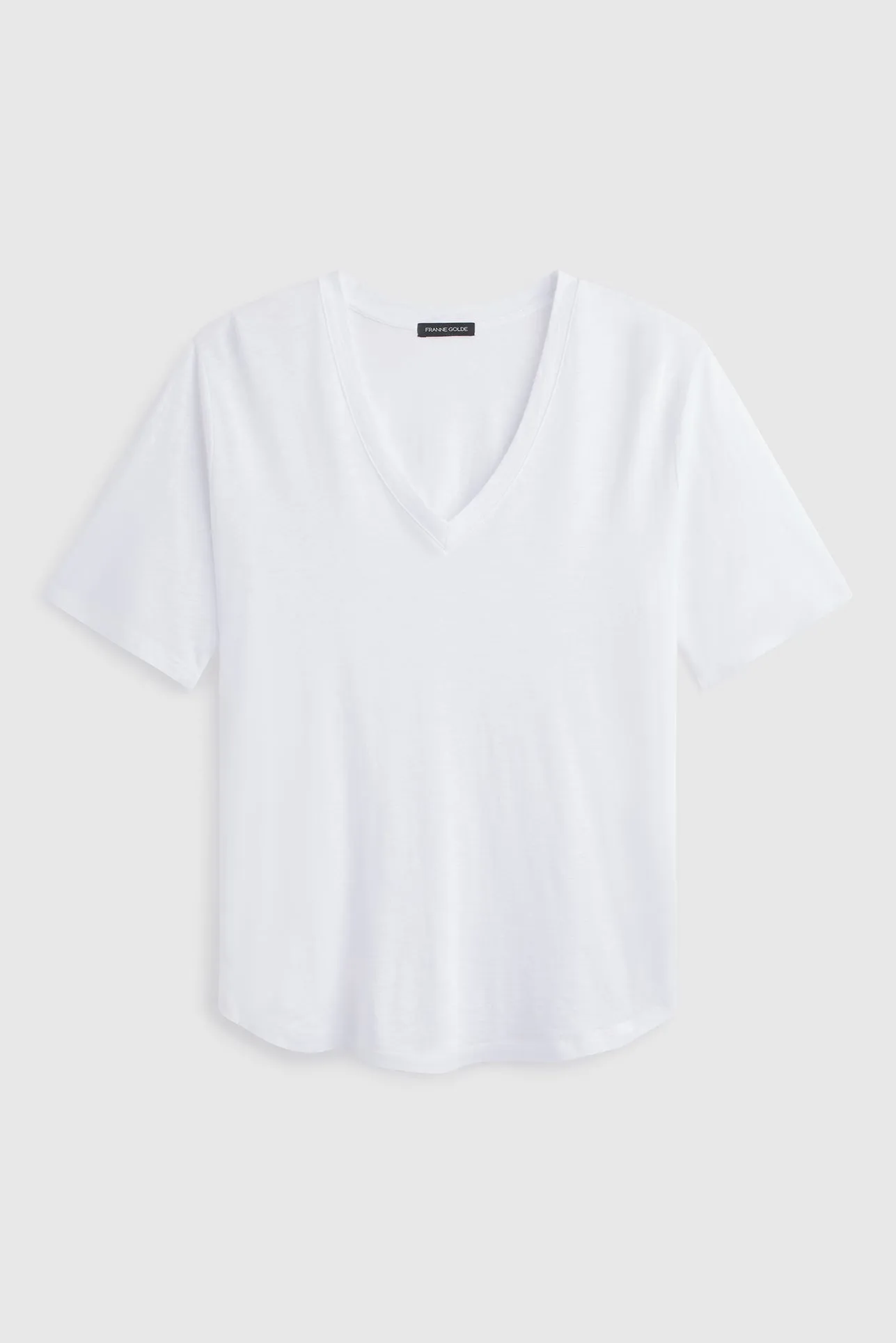 Slub Jersey V-Neck Tee