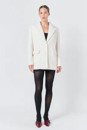 Soft Buttoned Blazer