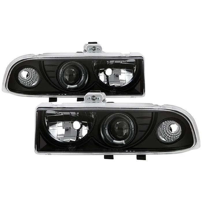Spyder Chevy S10/ Blazer 98-04 Halo Pro Headlights Black