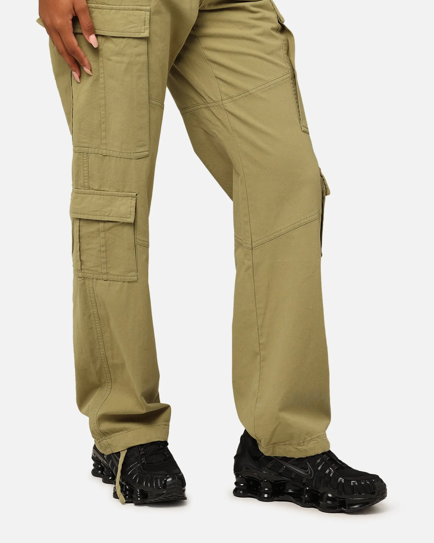 Stüssy Women's Surplus Cargo Pants Pigment Artichoke