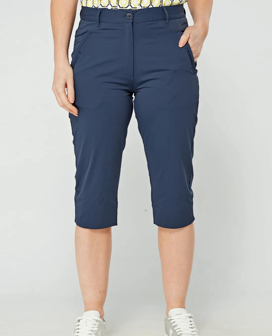 SWING OUT SISTER Alli Capri Navy Blazer