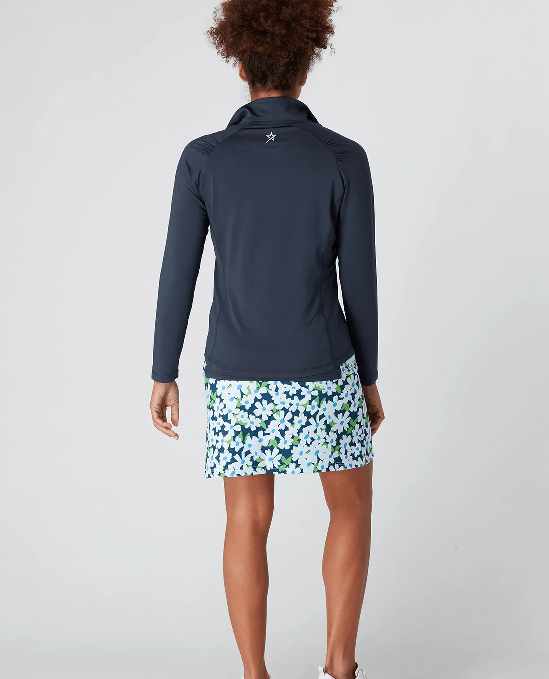 SWING OUT SISTER Celeste 1/4 Zip Navy Blazer