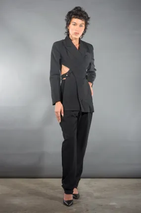 Tear You Apart Cross Split Zoot Jacket | Marigold Shadows