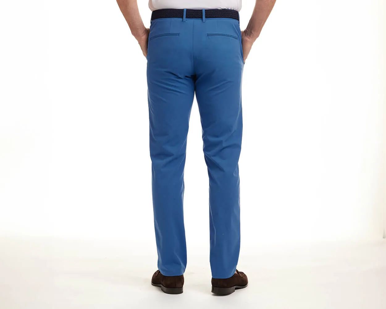 The Garvey Pant: Maidstone Blue 32" Length