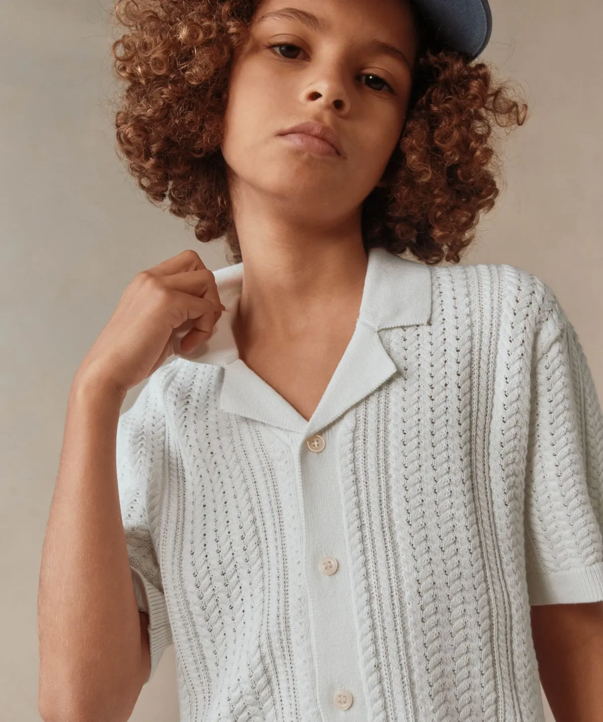 The Indie Alessio S/s Shirt - Ivory