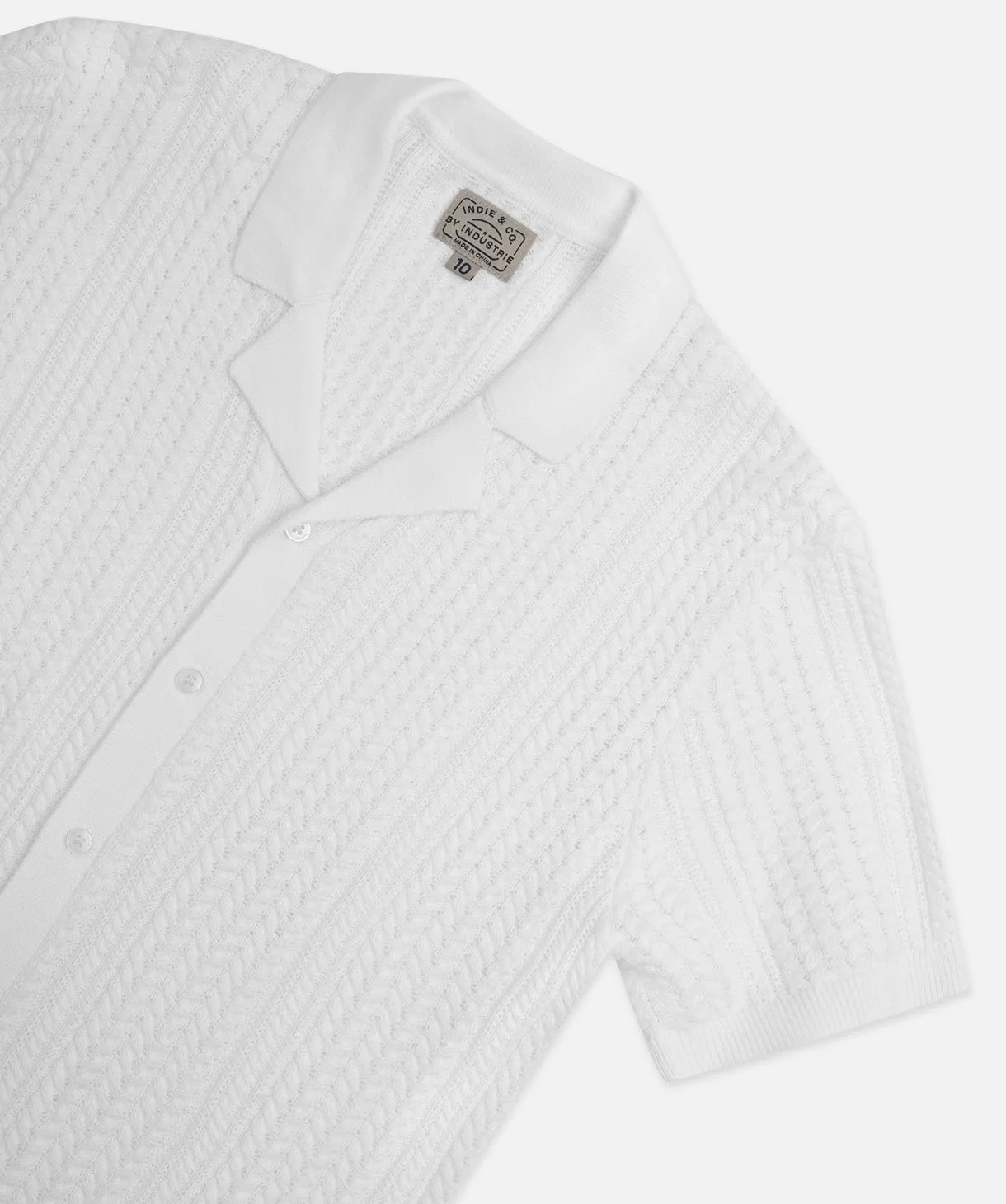 The Indie Alessio S/s Shirt - Ivory