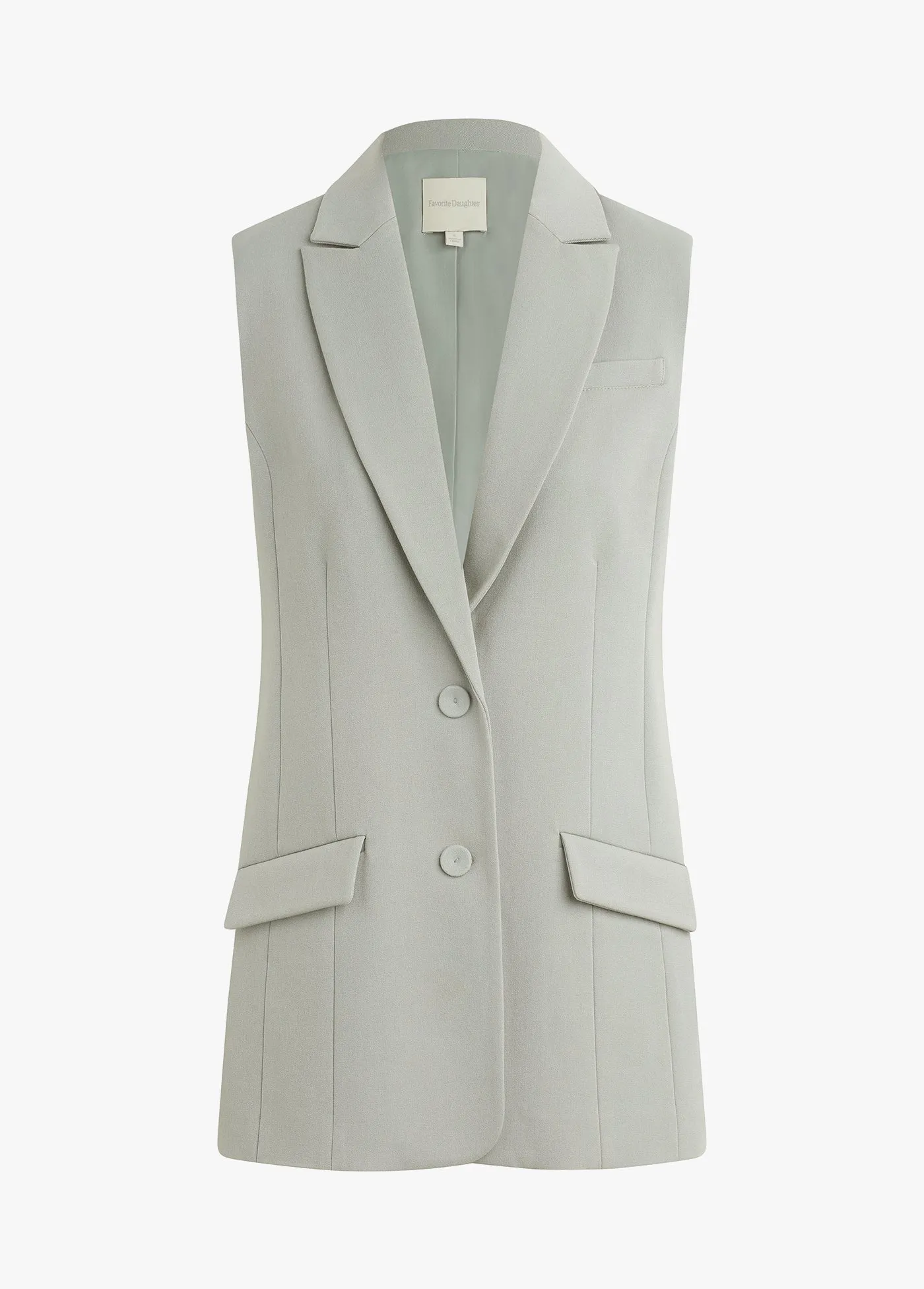 THE NADINE SLEEVELESS BLAZER