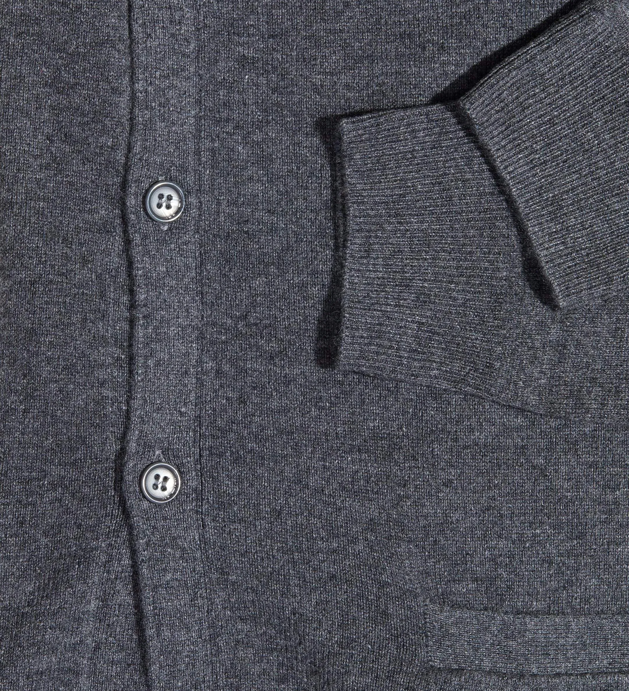 The V-Neck Button Down Cashmere Cardigan with Pockets