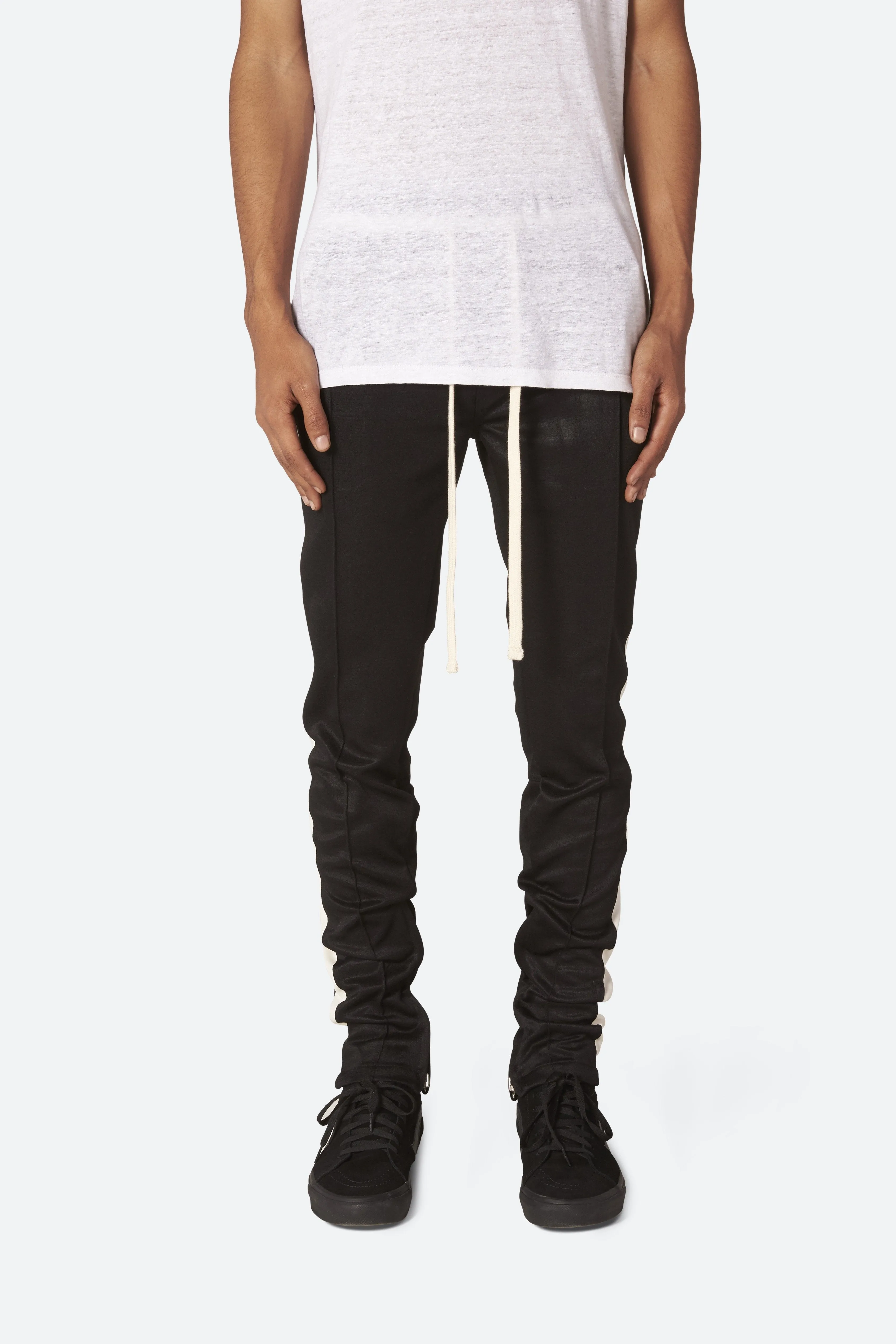 Track Pants - Black/White