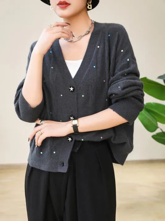 V Neck Cardigans