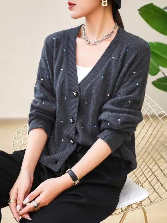 V Neck Cardigans
