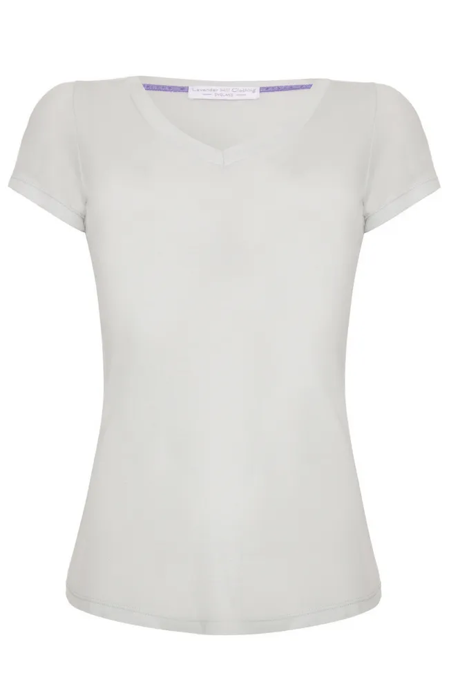V Neck Cotton TENCEL™ Modal Blend T-shirt | Multiple Colours