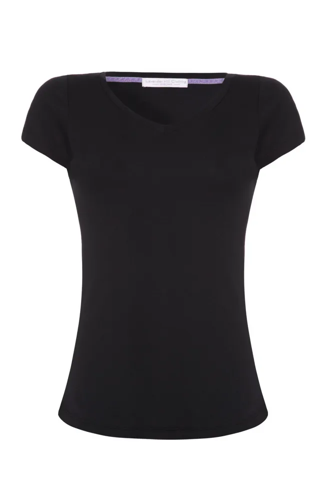 V Neck Cotton TENCEL™ Modal Blend T-shirt | Multiple Colours