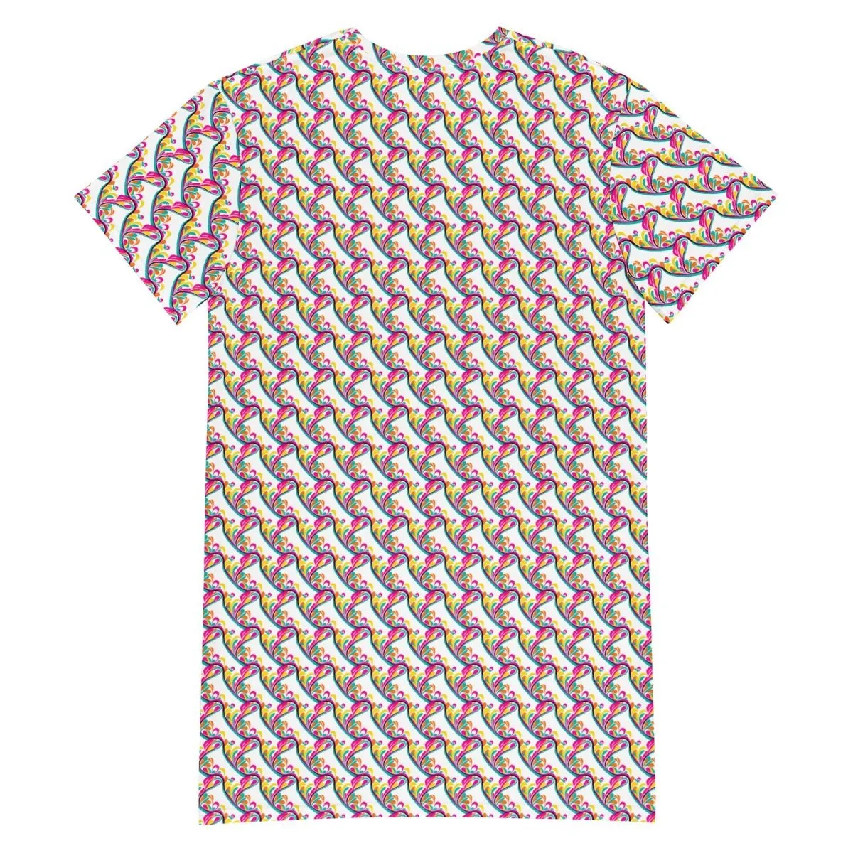 Wavy Hearts T-Shirt Dress